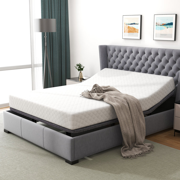 Alwyn Home Killeen Zero Gravity Adjustable Bed with Wireless Remote